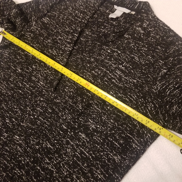 Tweed Knit Black and White Open Cardigan H&M - Picture 11 of 11